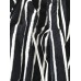 Mens Basic Striped Print Flannel Winter Thick Mid  Length Home Lounge Robes